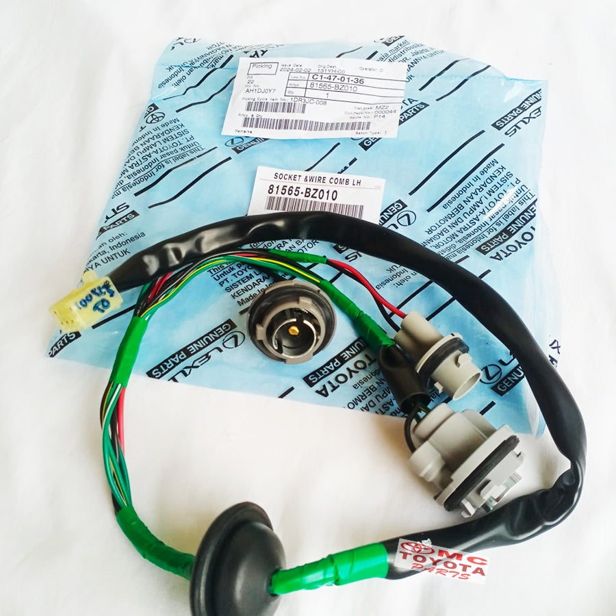 Kabel Socket Lampu Stop Belakang Kiri All New Avanza Xenia 81565-BZ010