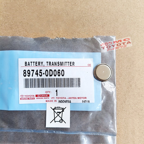 Baterai Batre Battery Remote Remot Kunci Mobil Panasonic CR1620 Innova Fortuner Avanza 89745-0D060