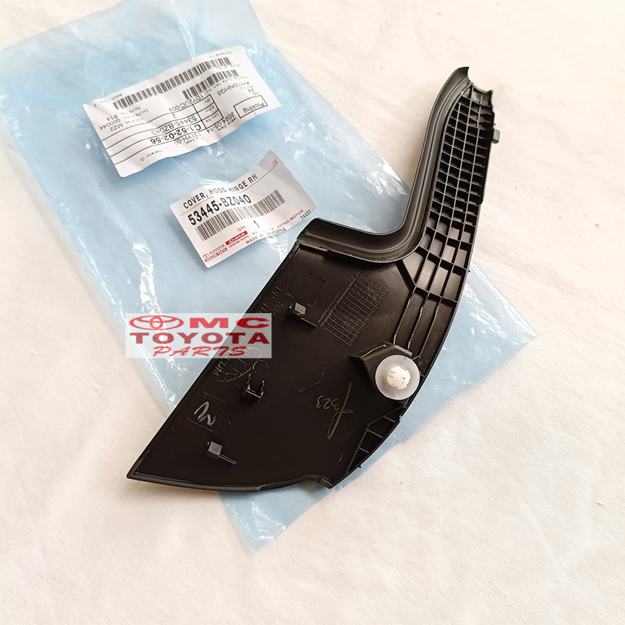Cover Hood Hinge Karet Samping Tutup Cowl Ujung Panggangan Sate Kanan Kiri Kap Mesin Rush Terios All New 53445-BZ040 53446-BZ040