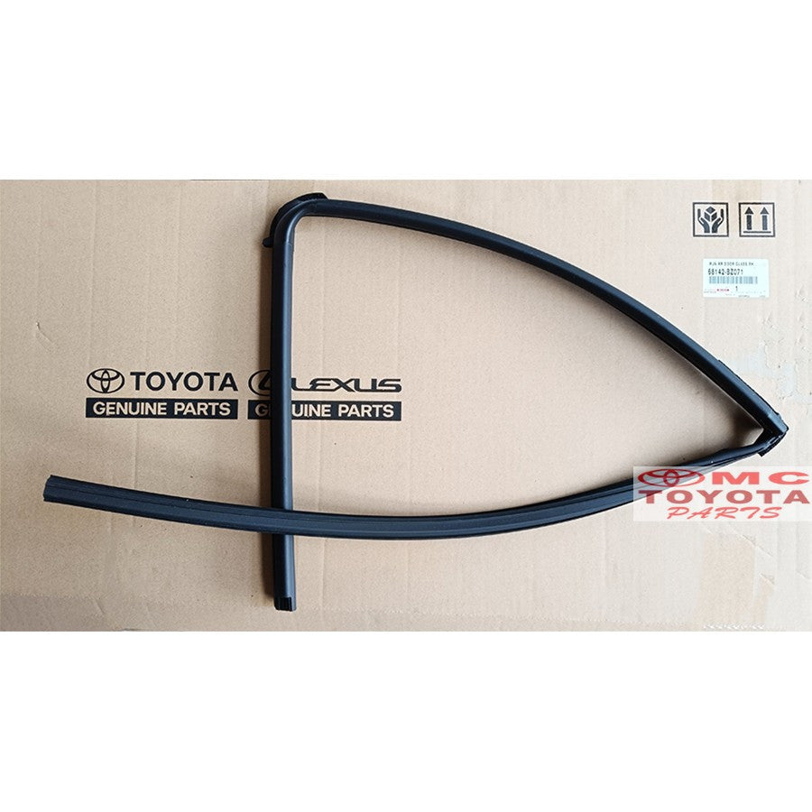 Karet Channel Chanel Canel Cenel Karet Kaca Pintu Belakang Kanan Kiri Toyota Agya 68142-BZ071 68152-BZ071