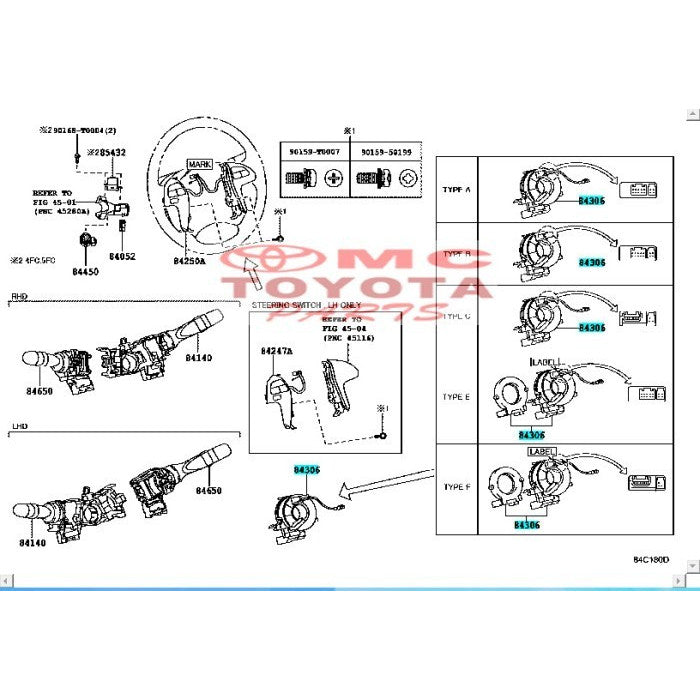 Kabel Spiral Stir Klakson Cable Sepiral Setir Avanza Xenia Agya Ayla Calya Sigra 84306-BZ200-001