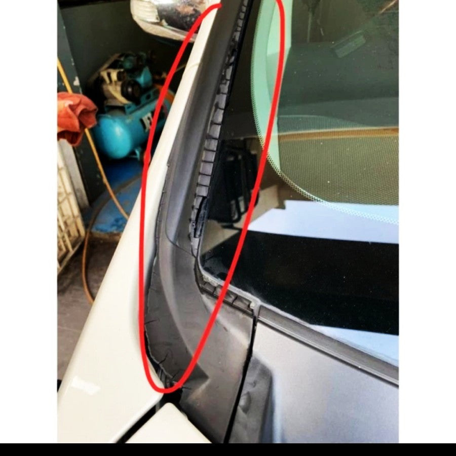 Lis List Kaca Depan Moulding Roof Drip Kanan Kiri New Alphard Vellfire Gen 2 XH20 ANH20 GGH20 ATH20 Original Toyota 75551-58020 75552-58020