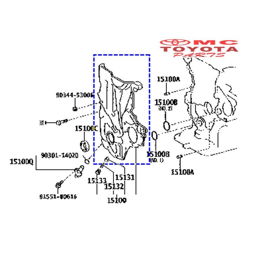 Pompa Oli Oil Pump Assy Toyota Yaris Bakpao Vios Limo Corolla Altis Original 15100-21042