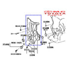 Pompa Oli Oil Pump Assy Toyota Yaris Bakpao Vios Limo Corolla Altis Original 15100-21042