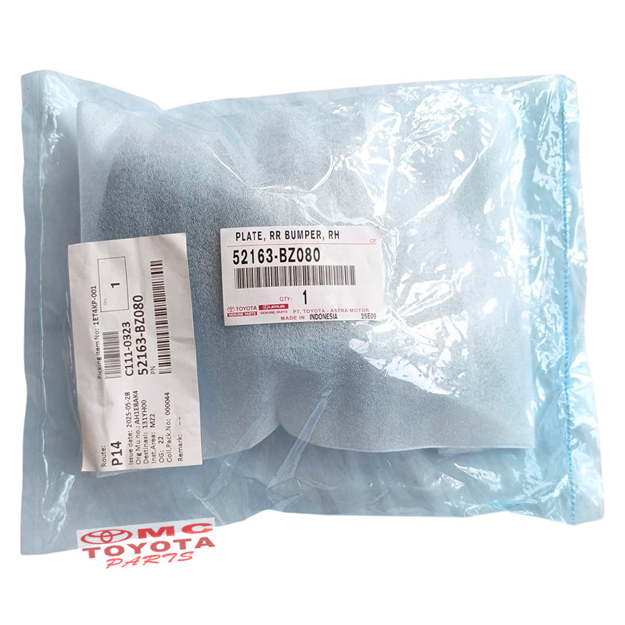 Cover Tutup Derek Towing Bemper Belakang Avanza Veloz 2021 Up Original Toyota 52163-BZ080 Cover Towing Tutup Derek Belakang Tutup Towing Bumper Belakang Silver Glossy