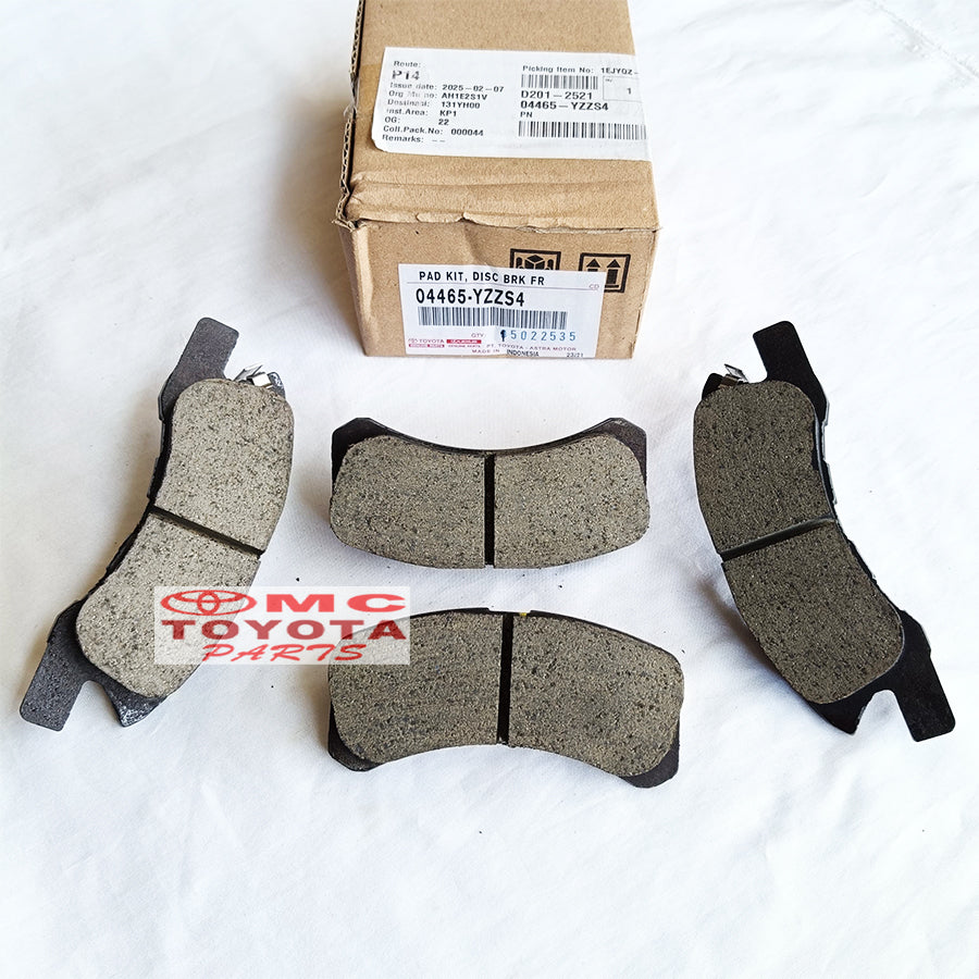 Brake Pad Kampas Rem Depan Agya Ayla Manual MT Original 04465-YZZS4