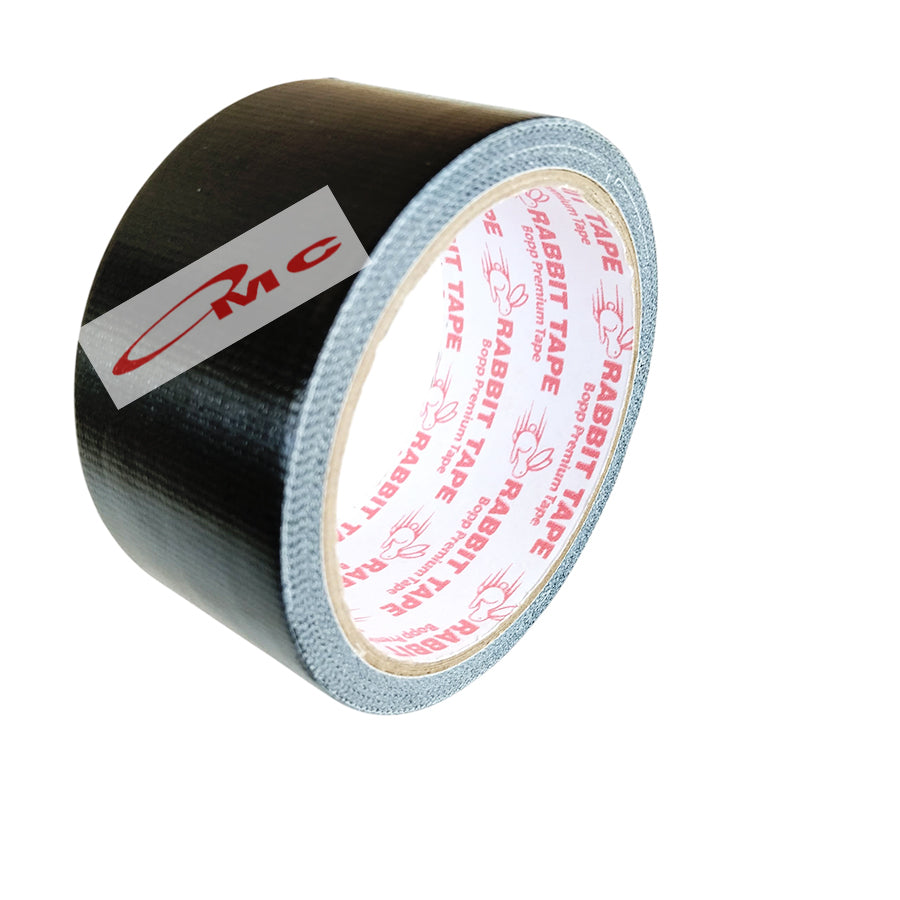 Lakban Kain Hitam Lakban Terpal Hitam Rabbit Tape Cloth Tape 2 Inch