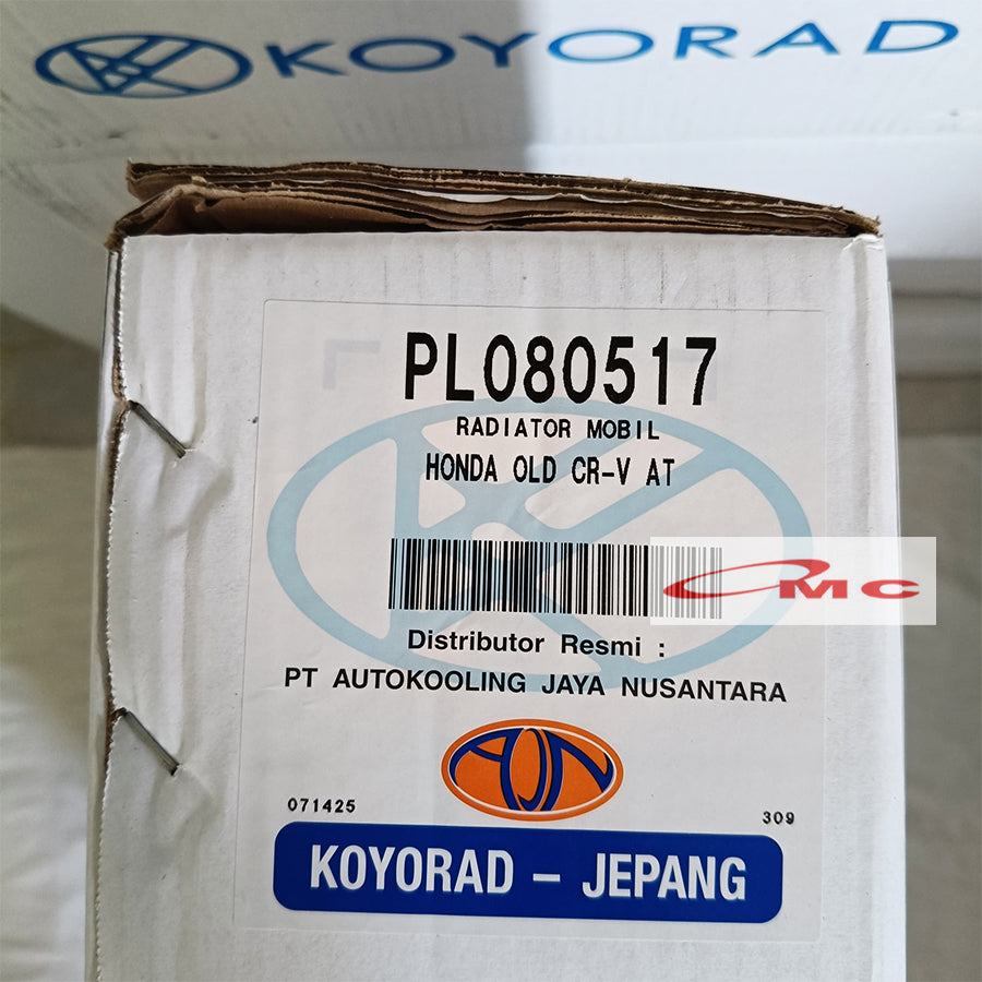 Radiator Honda CRV Matic Gen 1 Tahun 2000 - 2001 Koyorad Jepang Japan PL080517 Radiator Assy Honda CR-V Lama Old Automatic AT