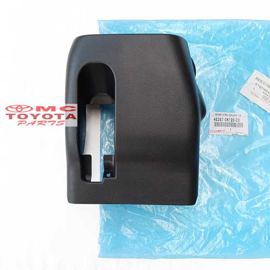 Cover Bawah Column Stir Innova Reborn Venturer Fortuner VRZ Original Toyota 45287-0K120-C0 Tanpa Lubang Kunci Panel Steer Cover Colum Stir Cover Steer Setir Cover Steering Column Bawah