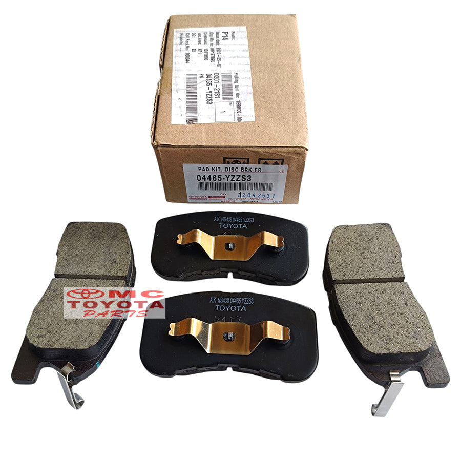 Brake Pad Kampas Rem Depan Agya Ayla Matic Datsun Go Automatic Original 04465-YZZS3