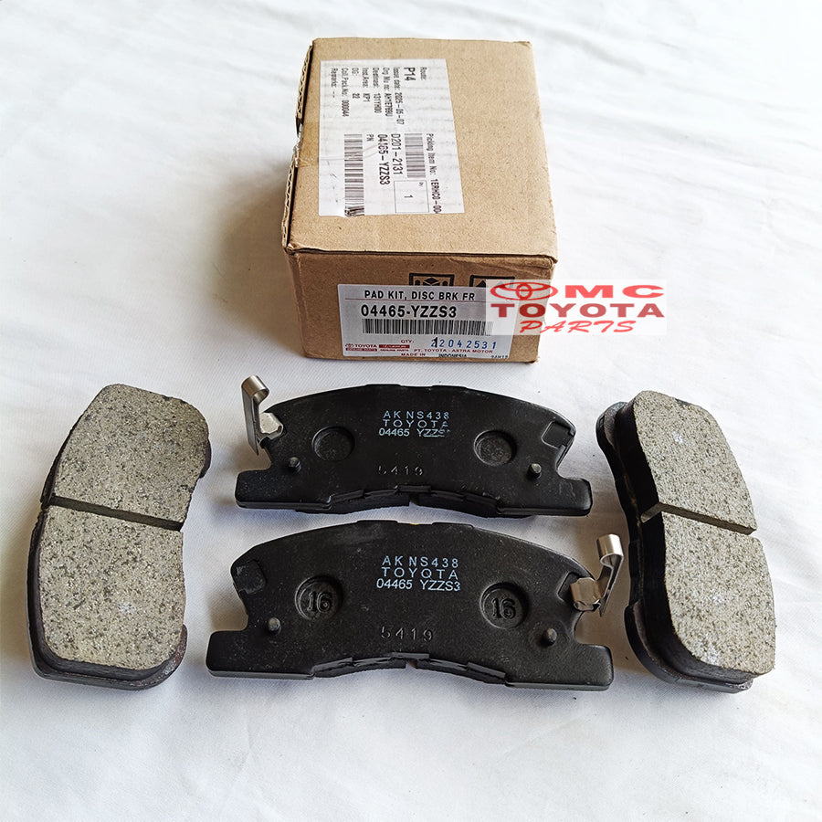Brake Pad Kampas Rem Depan Agya Ayla Matic Datsun Go Automatic Original 04465-YZZS3