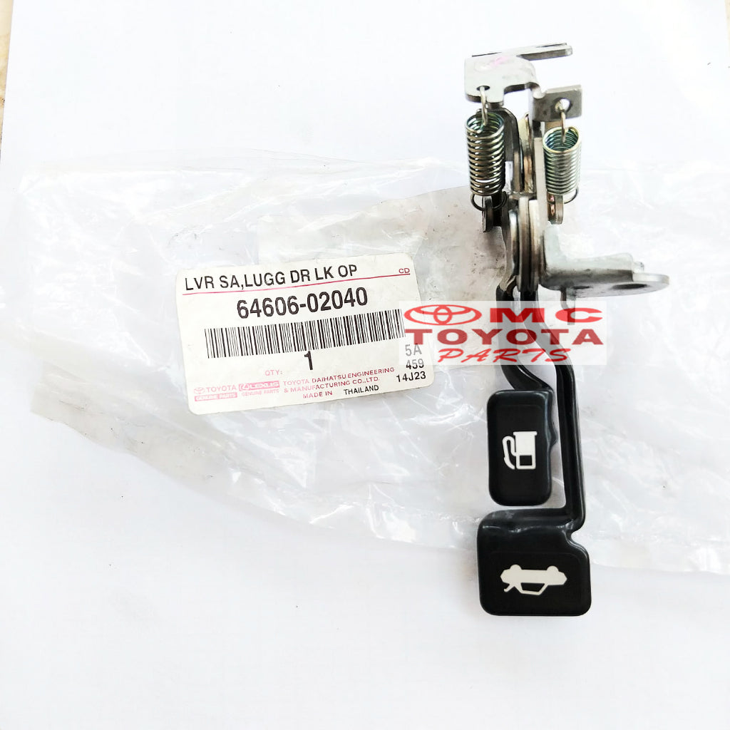 Handle-Handle Tarikan Bensin Tuas Tarikan Bagasi Pembuka Tangki Bensin Vios Old Gen 1  Soluna Corolla Altis  Original  64606-02040