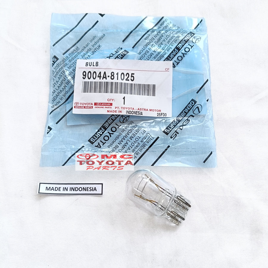 Bolam Bohlam Lampu Rem Innova Reborn Calya Sigra Avanza Xenia Rush Terios Luxio Jazz Freed Brio Mobilio Original 9004A-81025 Bulb Bohlam Rem Bohlam Lampu Rem Stop Lamp Belakang