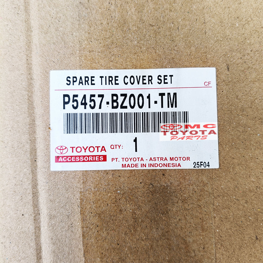 Tutup Cover Ban Serep Rush 2015-2017 Original Toyota P5457-BZ001-TM Cover Tutup Ban Serap Seraf Serep Belakang Mobil Rush Konde Ori