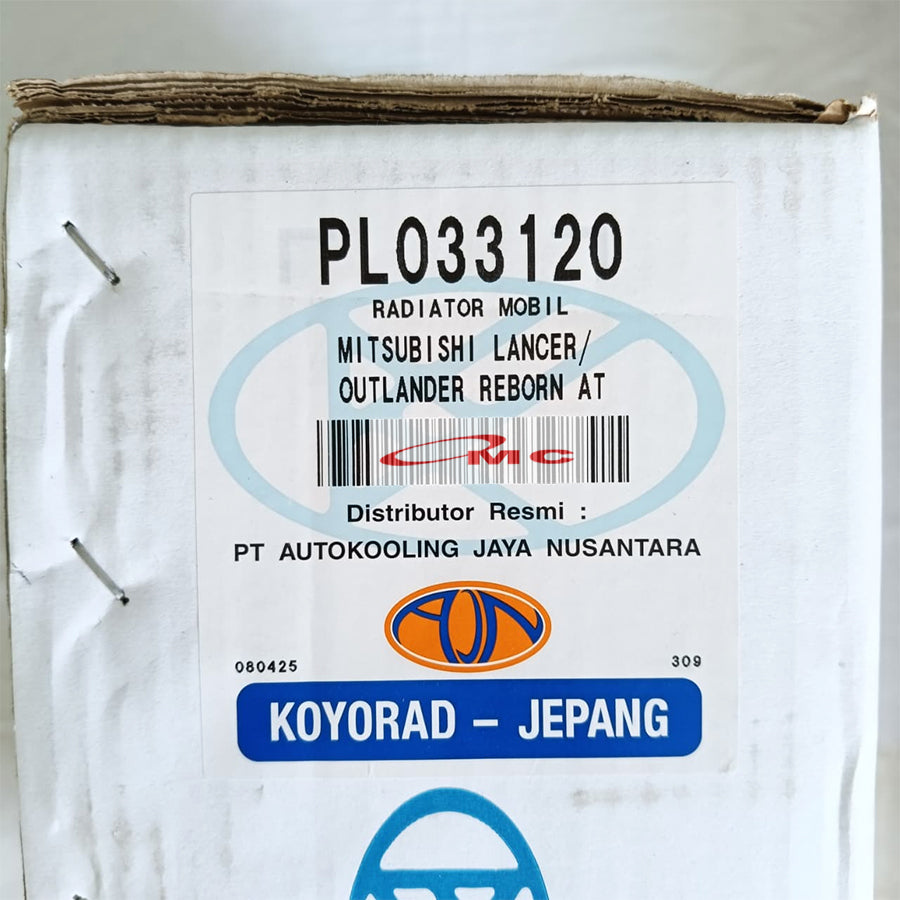 Radiator Mitsubishi Outlander Sport Reborn Matic 2015 up Koyorad Jepang Japan PL033120 Radiator Outlander Reborn Facelift Lancer EX Automatic AT