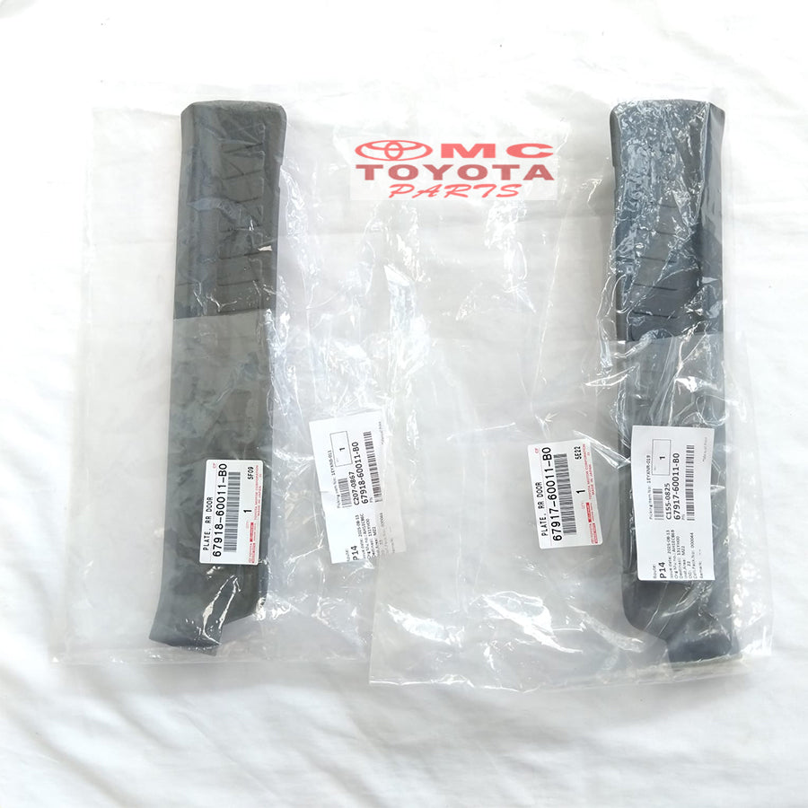 Scuff Plate VX80 Land Cruiser Cover Sill Plate Pintu Belakang Tengah Kanan Kiri 67917-60011-B0 67918-60011-B0 Original