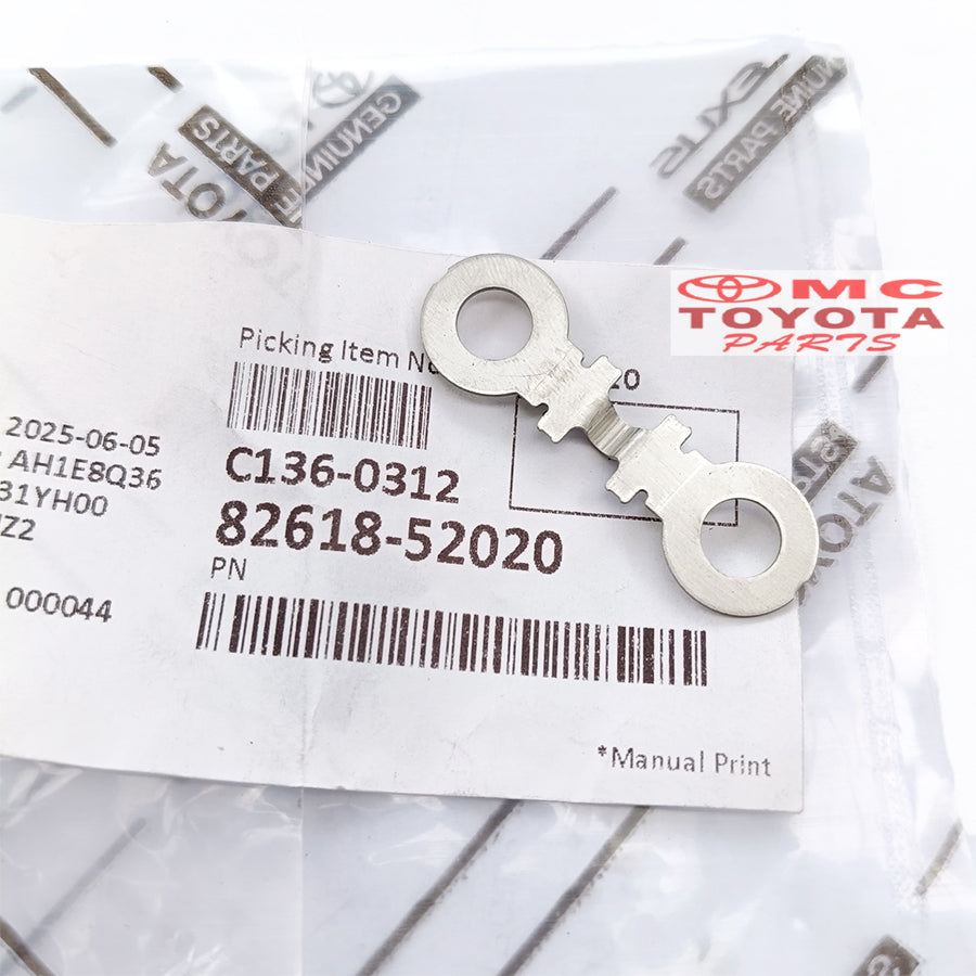 Sekring Fuse Vios Limo Lama Old 2002-2006 100A Original Toyota 82618-52020 Sekring Fuse 100 Ampere A Vios Sikring Kepala Aki Sikring Fuse 100 A Kepala Accu Aki