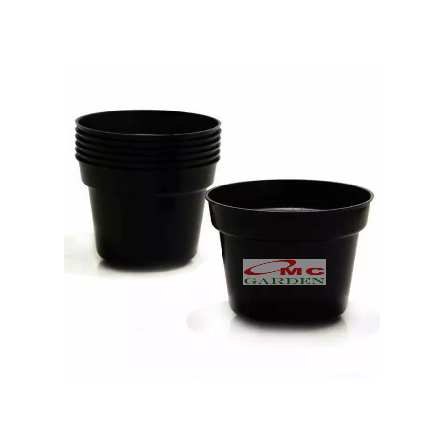 Pot Tanaman Hias Bunga Bonsai Hitam Plastik Jumbo 30cm