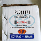 Radiator Corolla Altis Manual 2000-2006 Gen1 Koyorad Jepang Japan PL011171 Radiator Assy Toyota Altis Manual MT Gen 1 Tahun Lama Old
