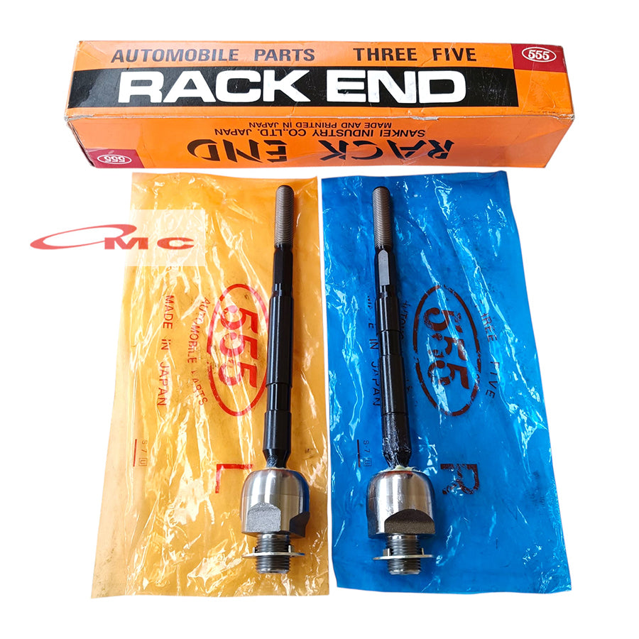 Rack End Long Tie Rod Sepasang Depan Honda Jazz GD3 City GD8 2003-2007 Idsi Vtec Original 555 Japan SR-6300 / 53010 SEL Long Tierod Terod Three Five