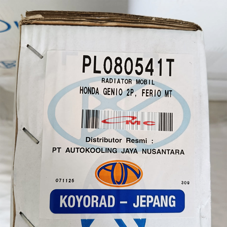 Radiator Honda Civic Estilo Genio Ferio Verio Manual 2ply Koyorad Jepang Japan PL080541T MT PL080541