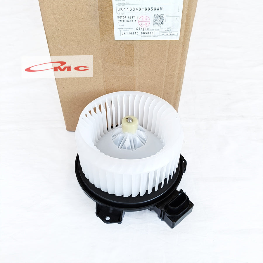 Motor Blower AC Mobil Yaris New Vios Limo All New Avanza Veloz APV Gran Max Grandmax Original Denso JK116340-8050 Blower AC Motor Assy Depan Dinamo Motor Blower Kipas Fan Ac Mobil Ori