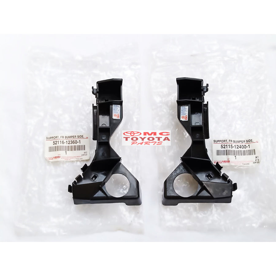Support Bracket Breket Bumper Depan Kanan Kiri Corolla Altis Old 52116-12360-1 52115-12400-1 Original