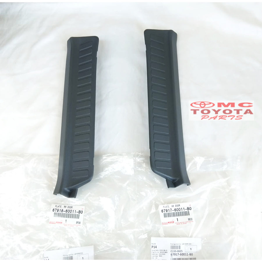 Scuff Plate VX80 Land Cruiser Cover Sill Plate Pintu Belakang Tengah Kanan Kiri 67917-60011-B0 67918-60011-B0 Original