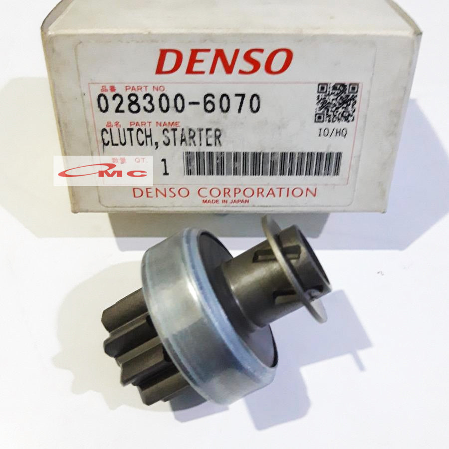 Bendix Starter Kijang Kapsul Innova Fortuner Hilux Hiace Dyna Original Denso 028300-6070 Clutch Stater Bendik Starter Bendix Stater Gigi Bendix