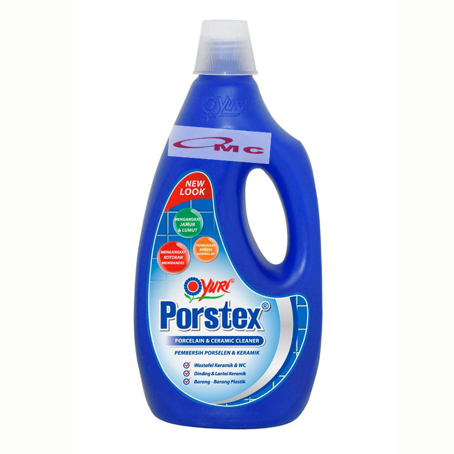 Porstex porstek Floor Cleaner Botol Biru 1000 Ml Pembersih Lantai  Porselen Dan Keramik