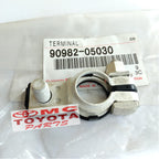 Terminal Aki Klem Accu Batteri Kepala Accu Land Cruiser VX80 Starlet Corolla Corona Hilux Camry Hiace Supra 90982-05030 Original