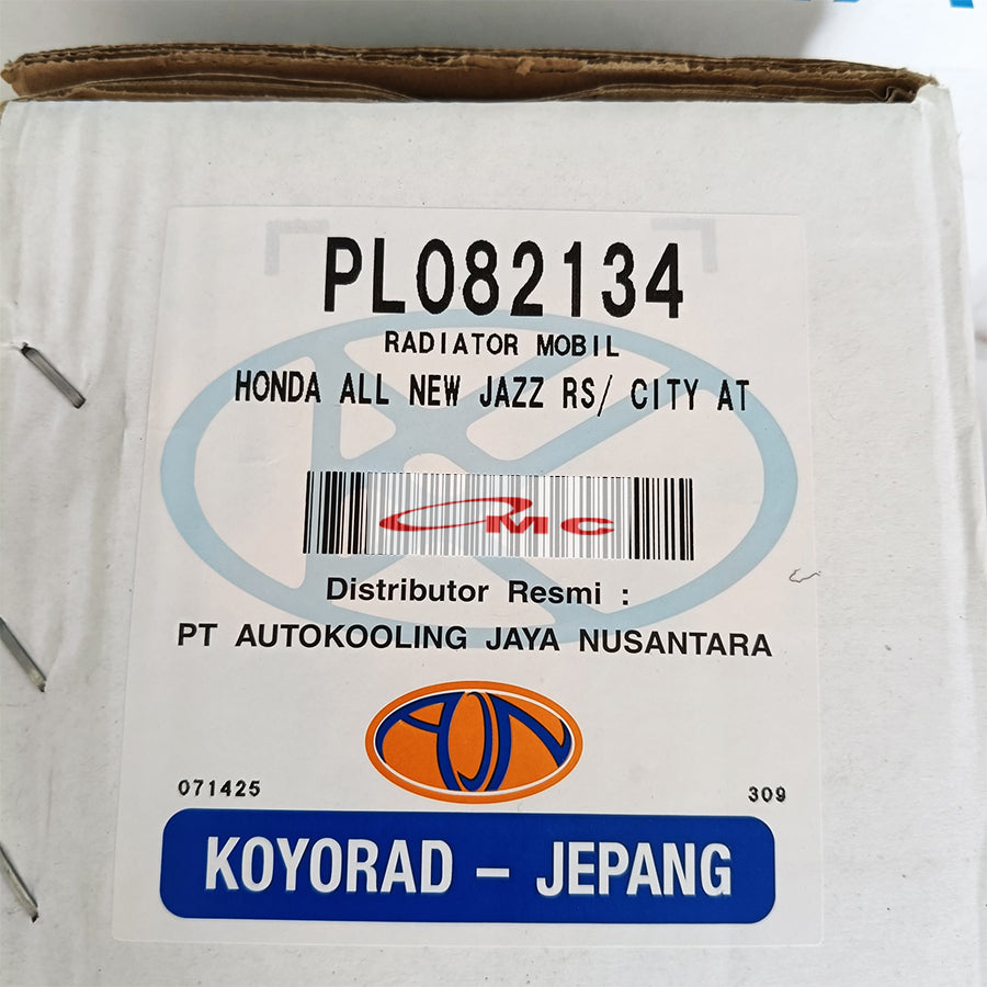 Radiator Honda Jazz S RS GE8 City I-Vtec GM2 Matic 2008-2014 Koyorad Jepang Japan PL082134 Automatic AT