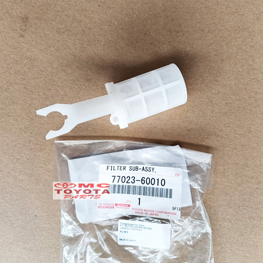 Filter Tangki Land Cruiser VX80 HDJ80 LC80 Dyna Coaster Saringan Solar Ori 77023-60010 Saringan Filter Tangki Solar Pelampung Tanki Solar Landcruiser Original Toyota