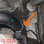 Clamp Pegangan Selang Radiator Bawah Agya Ayla Original 9004A-46309 Klip Clip Clamp Klem Selang Radiator Hose