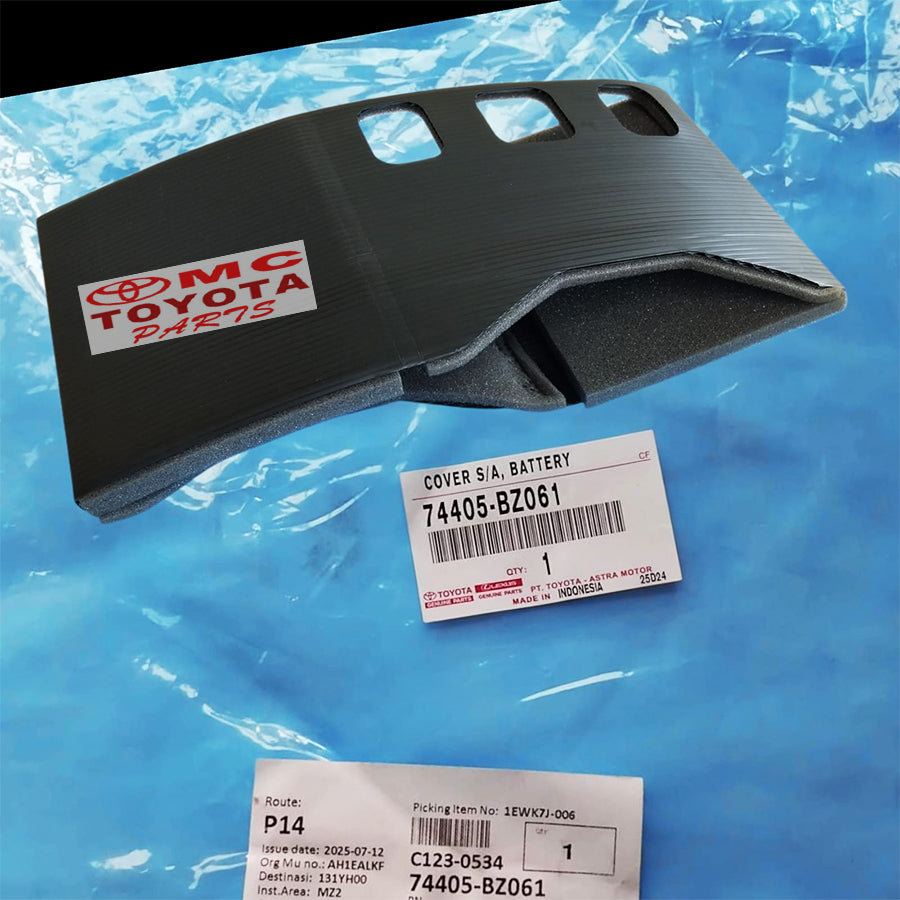 Cover Aki Dudukan Accu Calya Sigra Agya Ayla Pelindung Panas Aki Original Toyota 74405-BZ061