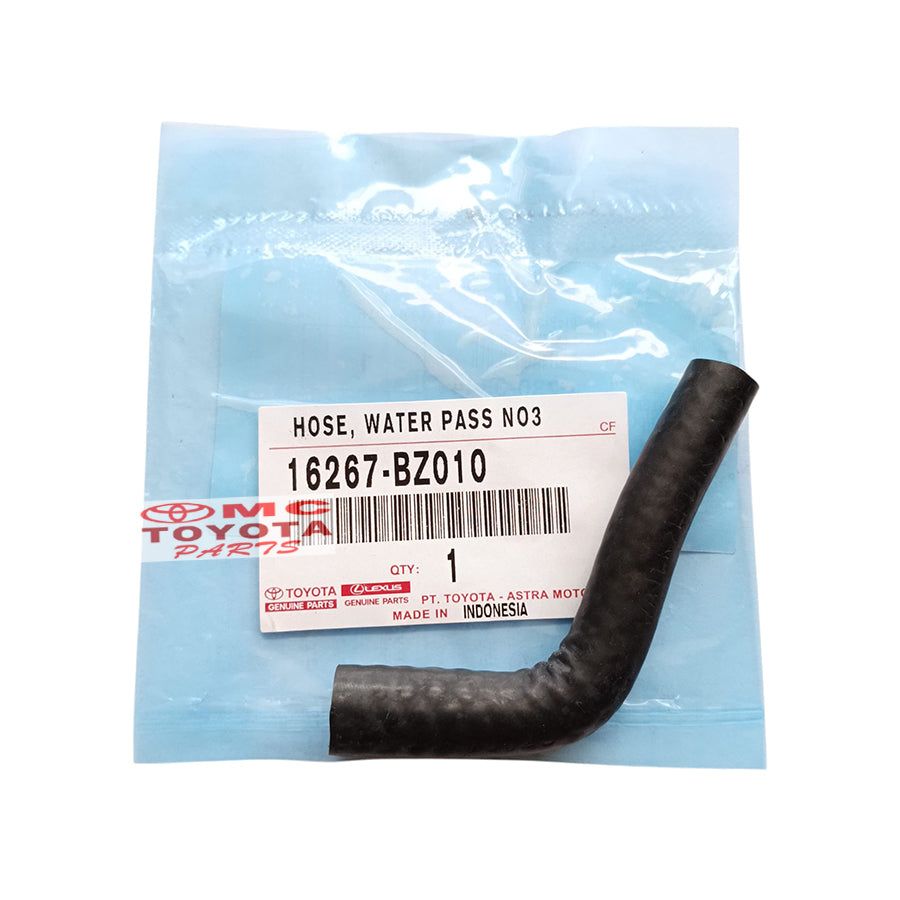 Selang Hose Water By Pass Avanza Xenia Rush Terios Original 16267-BZ010 Selang By Pass Radiator Hose Water Pass Selang Bypass Selang Radiator Ori
