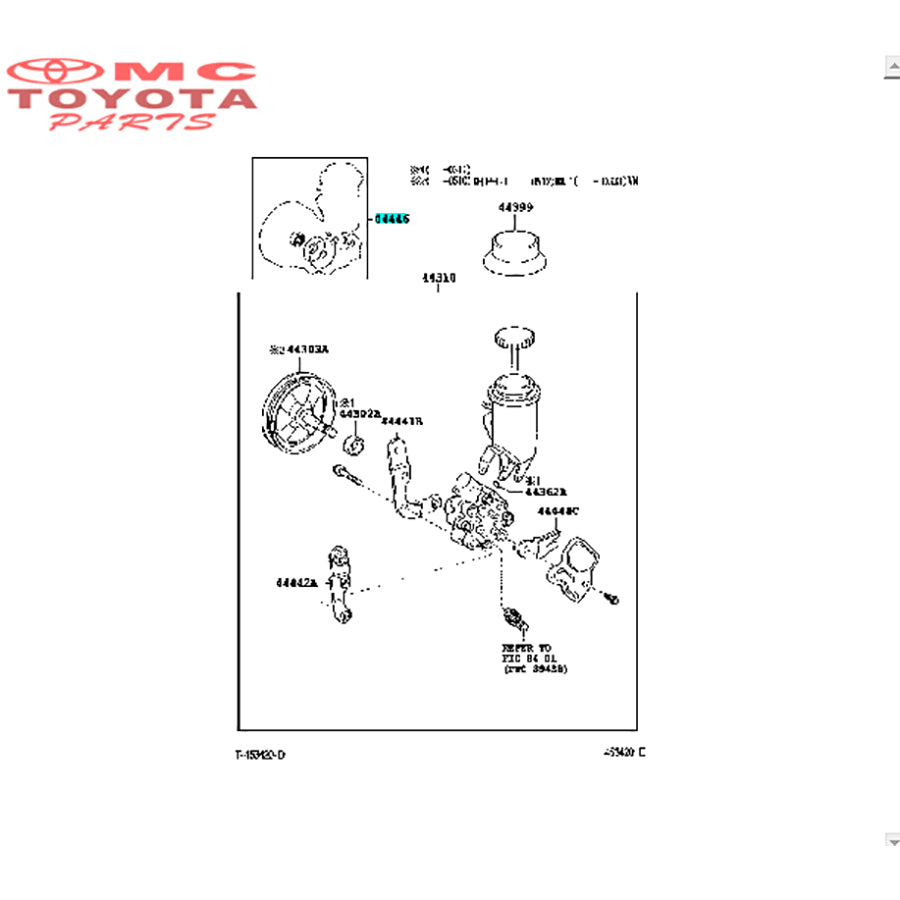 Seal Kit Pompa Gasket Power Steering Original Vios Wish Camry Harrier Alphard Previa 2.4 2400cc