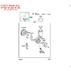 Seal Kit Pompa Gasket Power Steering Original Vios Wish Camry Harrier Alphard Previa 2.4 2400cc