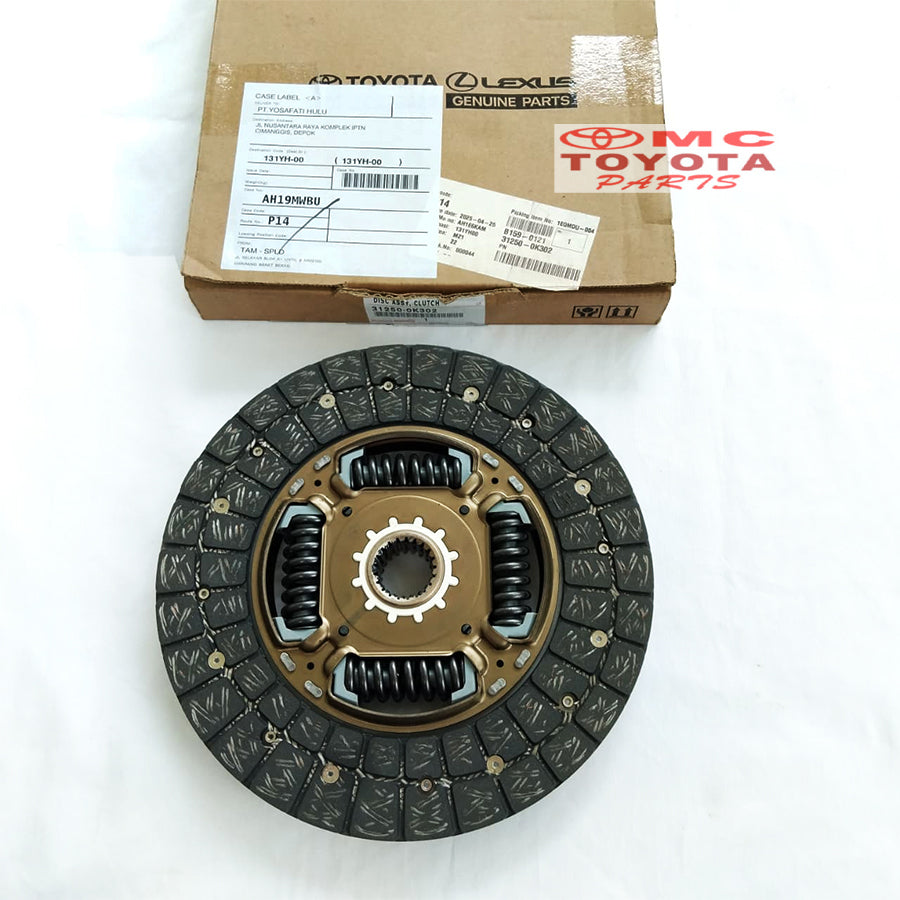 Plat Kopling Clutch Disc Innova Reborn Hilux Bensin Original 31250-0K302