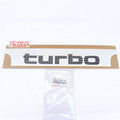 Sticker Turbo Land Cruiser VX80 HDJ80 Original Toyota 75994-60080-03 Stiker Turbo Body Landcruiser VX80 VX / VXR HDJ Label Tulisan turbo Samping Fender Belakang Warna Grey Abu Silver Ori