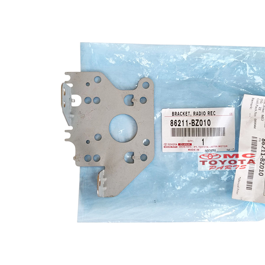 Bracket Breket Tape Kanan Kiri Bracket Head Unit Avanza Xenia 2003-2011 Original 86211-BZ010 / 86212-BZ010 Brecket Breket Head Unit Braket Bracket Tape Radio Breket Tip Breket Dudukan Tape Head unit Ori
