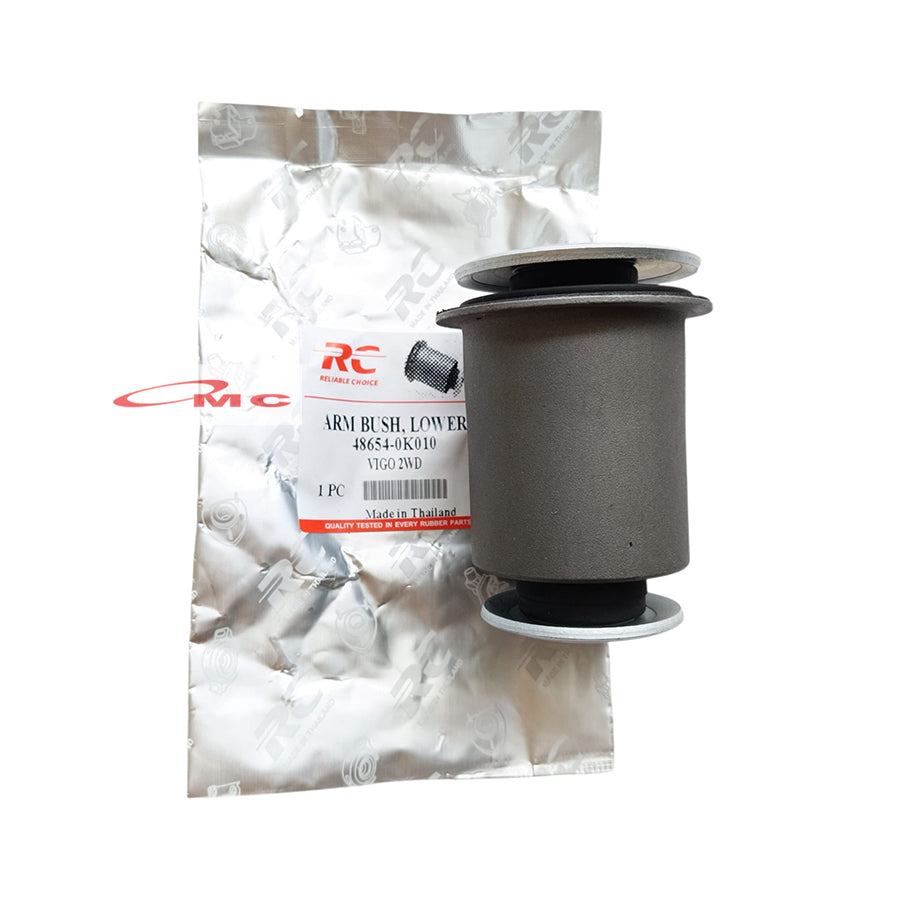 Karet Bushing Arm Kecil Bawah Toyota Kijang Innova Fortuner Hilux 2WD Double Cabin 48654-0K010-RC Karet Bosh Bush Bushing Arm Depan Bawah Kecil 48654-0K010 RC