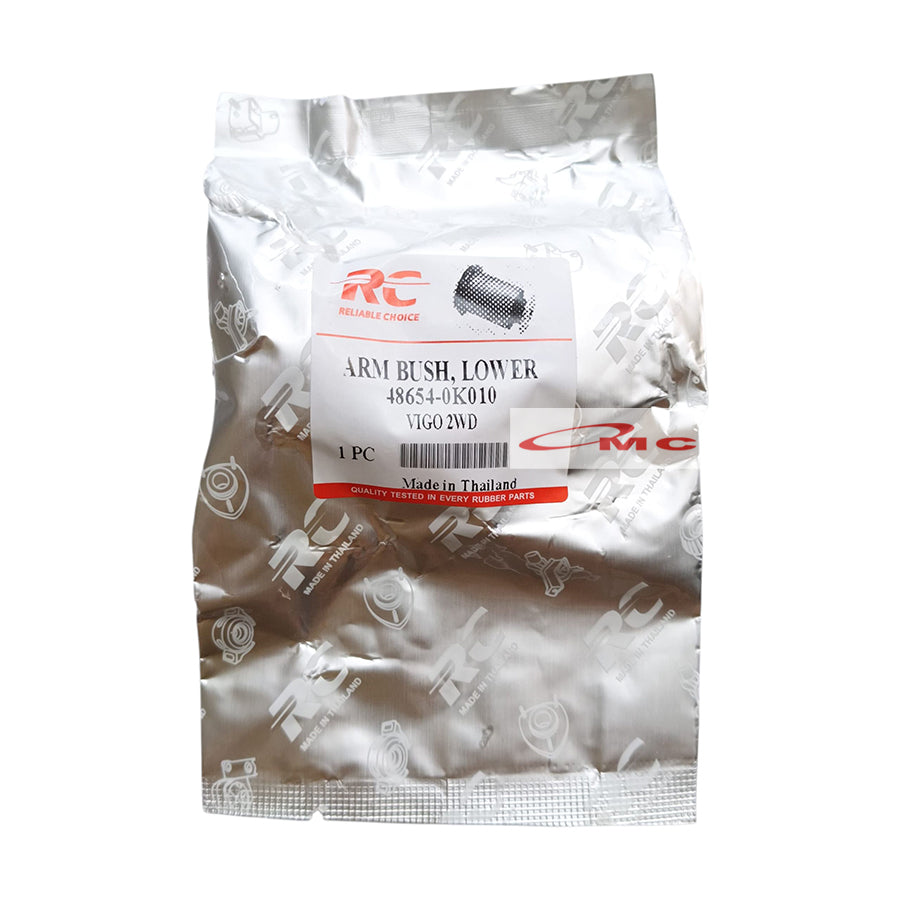Karet Bushing Arm Kecil Bawah Toyota Kijang Innova Fortuner Hilux 2WD Double Cabin 48654-0K010-RC Karet Bosh Bush Bushing Arm Depan Bawah Kecil 48654-0K010 RC
