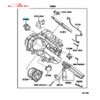 Motor Servo Ac Belakang Toyota New Alphard Vellfire Lexus Land Cruiser Prado Voxy Previa Estima Kluger Original Denso 063800-1030 Servo Motor Ac Rear Servomotor Assy Ori