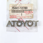 Emblem Belakang Tulisan TOYOTA Chrome Great Corolla All New & Universal Original 75441-12780 Emblem TOYOTA Logo Toyota Sticker Stiker Bagasi Pintu Belakang Ori