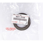 Seal Kruk As Crankshaft Depan Fortuner Hilux 90311-T0100 Original Seal Tipe T Oil