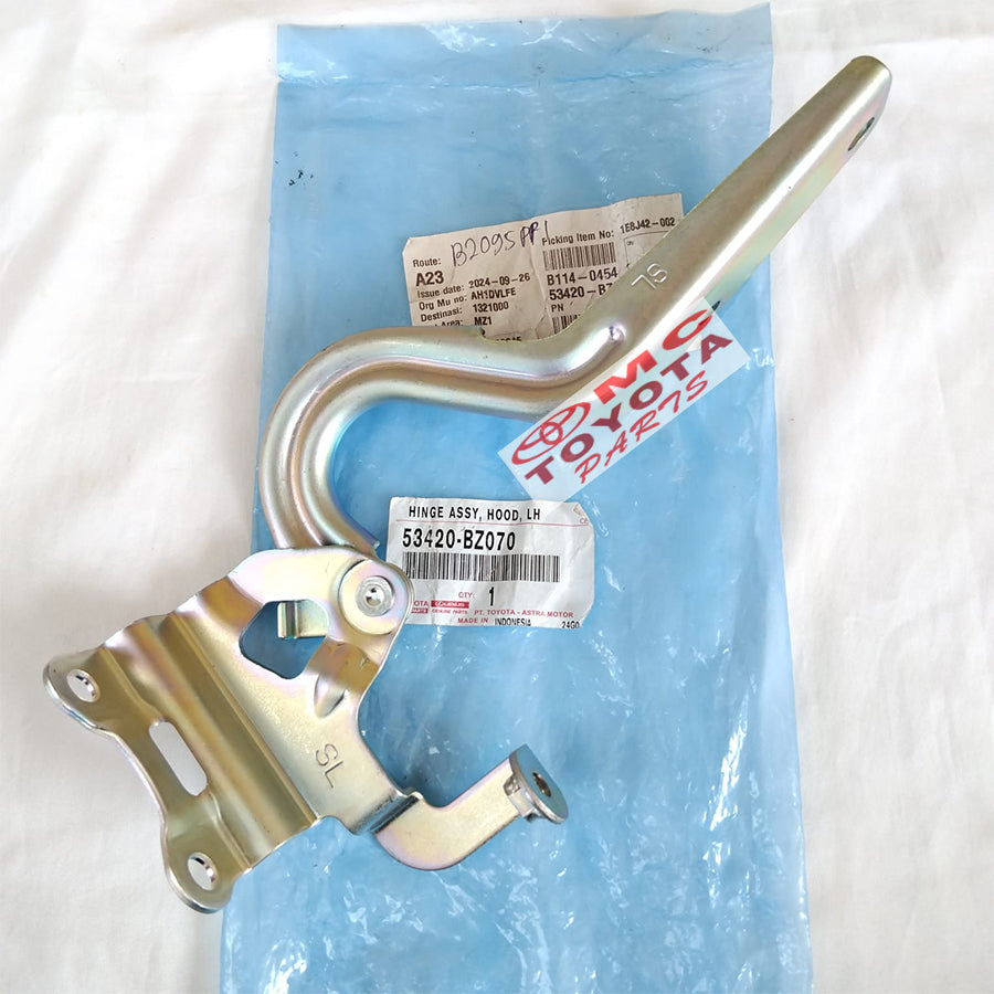 Engsel Kap Cup Motor Kiri New Rush Terios Original  Toyota 53420-BZ070 Hinge Assy