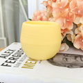 Pot Bulat Mini Self Watering Pot Bunga Warna Warni Pot Plastik Tanaman Hias Pot Bola Telur Sukulen Sekulen Kaktus Katus Vas Bunga Shabby Vintage Dekor