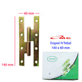 Engsel H Toledo Tebal 140x60mm Engsel Cabut Engsel Pintu H Tebal Engsel Besi Pintu Jendela Engsel Copot Bongkar Pasang 140 x 60 x 2mm 140x60 mm 140mm X 60mm Plat Besi Kuning
