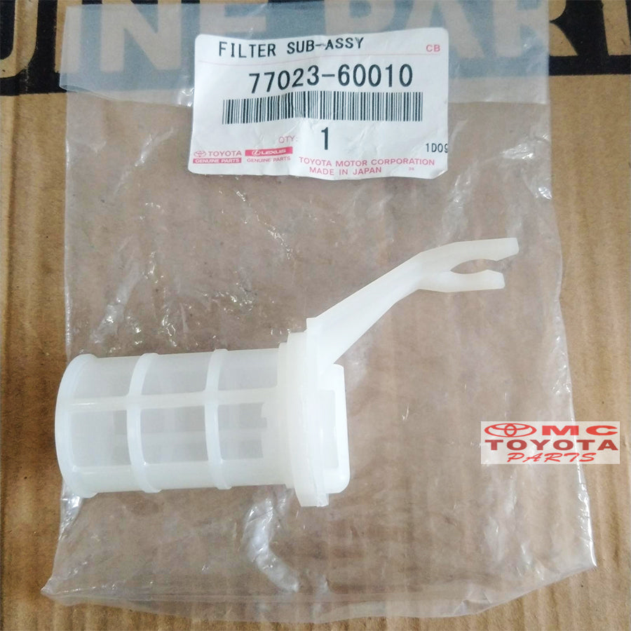 Filter Tangki Land Cruiser VX80 HDJ80 LC80 Dyna Coaster Saringan Solar Ori 77023-60010 Saringan Filter Tangki Solar Pelampung Tanki Solar Landcruiser Original Toyota